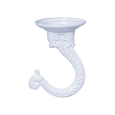Panacea Panacea White Steel 2 in. H Sturdy Swag Hook 1 pk 86122